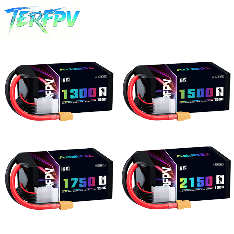 Drone Battery Plate - Аккумулятор LiPo TERFPV 6S 22.2V 1300/1500/1750/2150