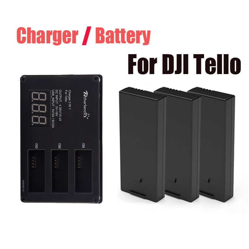 Drone Battery Balance Charger - Оригинальный аккумулятор DJI Tello/зарядное устройство для