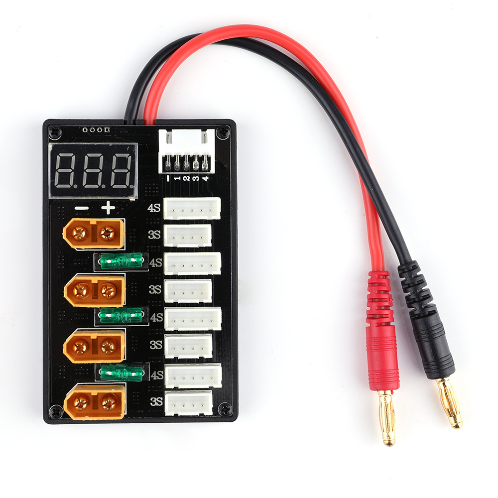 Drone Battery Parallel Board - XT60 Plug 3S 4S Lipo батарея