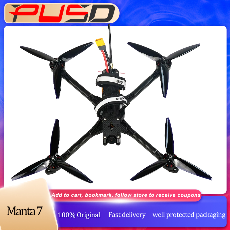 PUSD 7-дюймовый Manta 7 X Lite – обзор и цена Drone Battery 6S