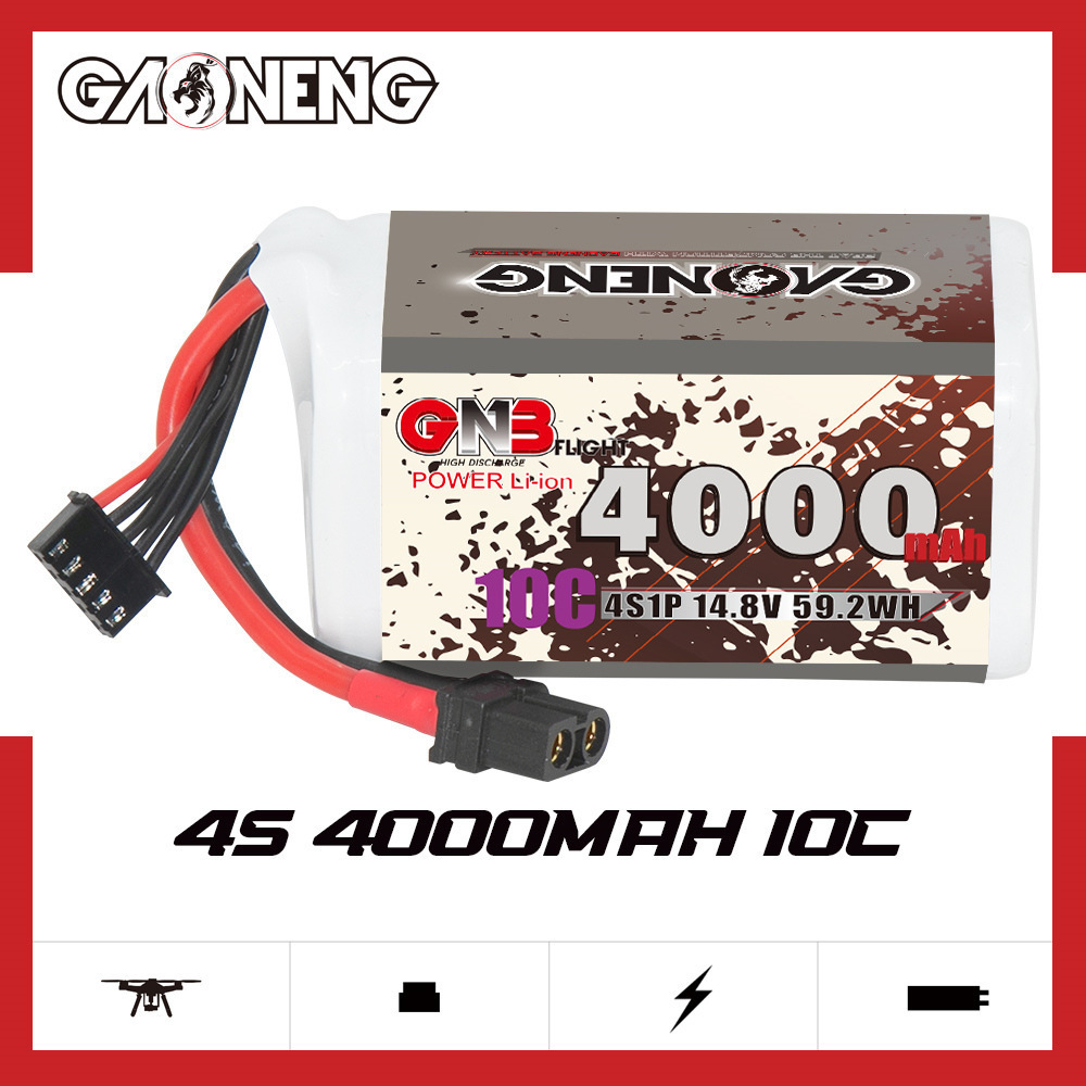 GNB 4000 мАч 4S 14,8 В 10C 20C – обзор и цена Drone Battery Li-Ion
