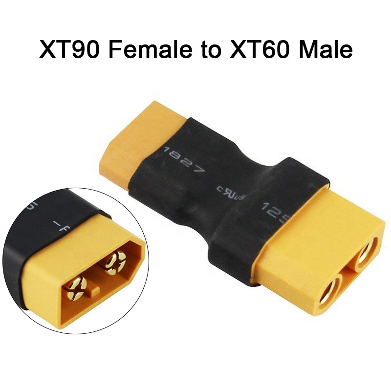 10 шт. Amass XT90 в XT60 конве – обзор и цена Drone Battery Connector