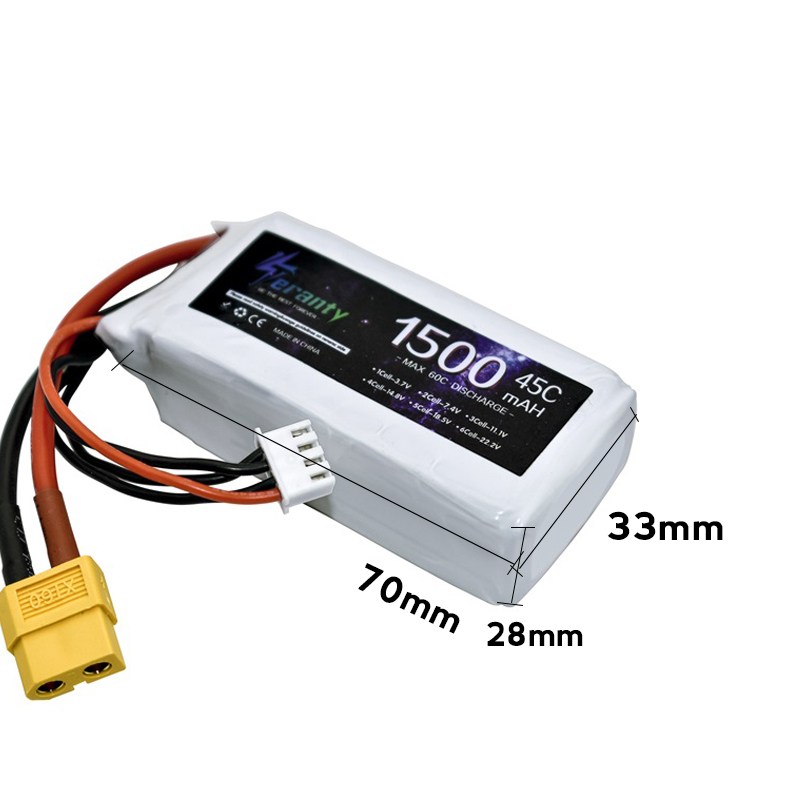 Аккумулятор LiPo TERANTY 3S 45 – обзор и цена Drone Battery Li-Ion