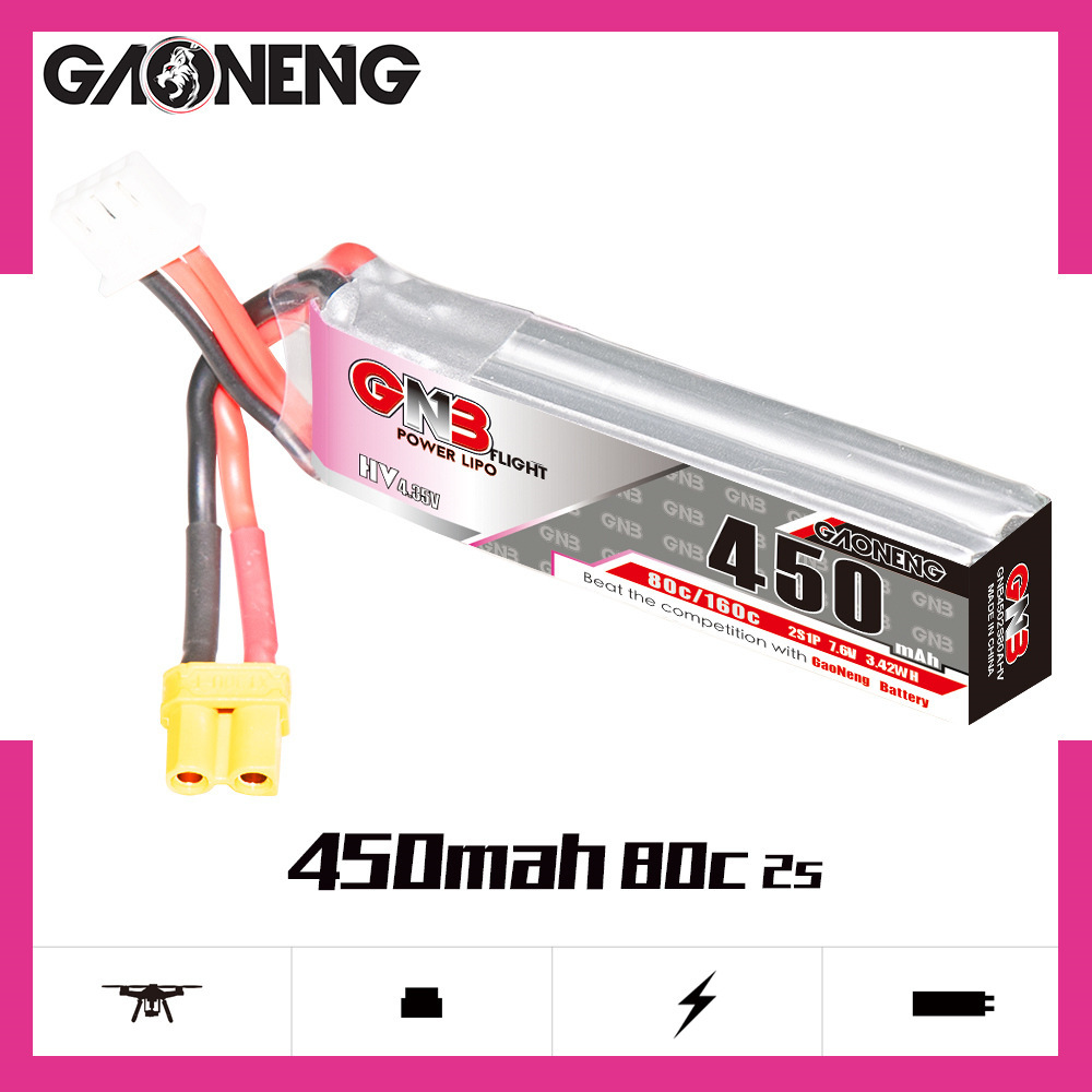 GNB LiPo аккумулятор HV 2S 7,6 – обзор и цена Drone Battery Plate