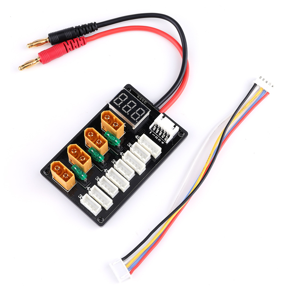 XT60 Plug 3S 4S Lipo батарея п – обзор и цена Drone Battery Parallel Board